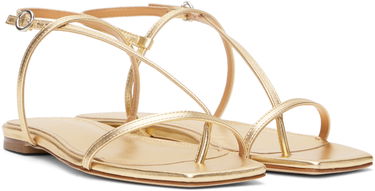 Modni dodatki Aeyde Aeyde Ella Leather Toe-Post Sandals Kovinski | A11-FS-BERS8MFL-0121-902-007, 3