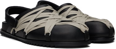 Oblačila Rick Owens Rick Owens Hollywood Megalaced Mules Črna | RU01E5813 LOOW1, 3