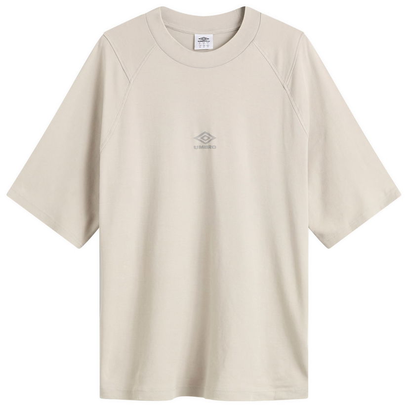 Majica Umbro Washed High Neck Boxy T-Shirt, Size Small Bež | 66637U-MRY