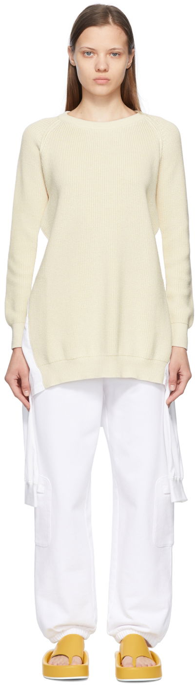 Obleke Maison Margiela Cotton Tunic Dress Bež | S62GP0063 S17973