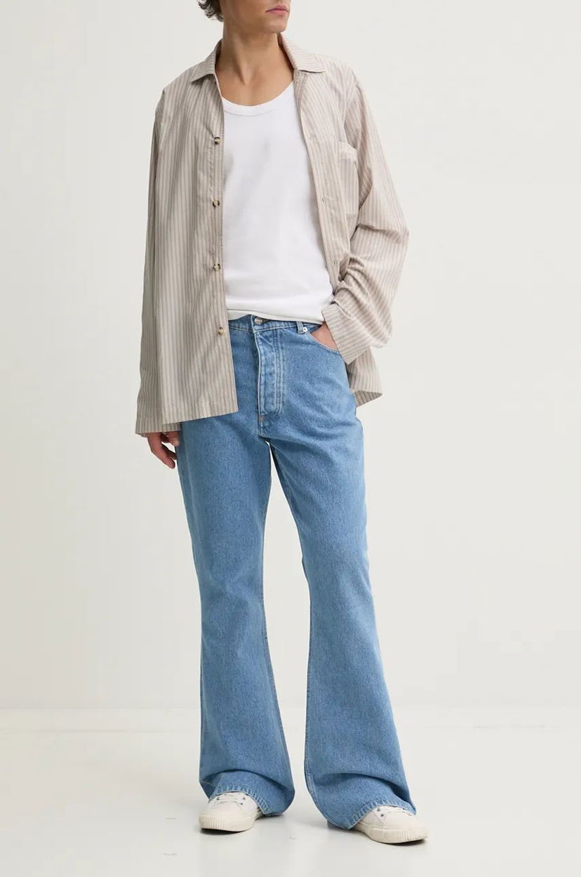 Kavbojke Nanushka Bootcut Jeans Modra | NM24PFPA01652