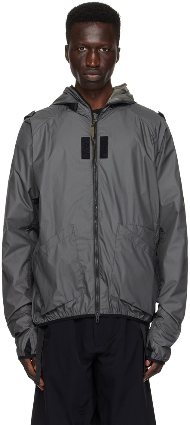 Vetrovka Acronym ACRONYM J118-WS Hooded Shell Jacket Siva | J118-WS