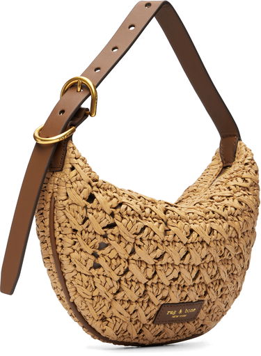 Torba za čez ramo rag & bone Rag & Bone Mercer Small Raffia Shoulder Bag Bež | RF100901, 1