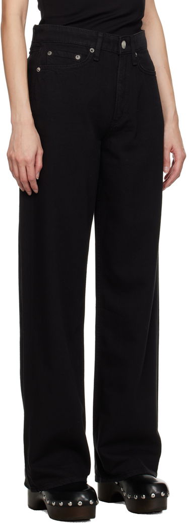 Kavbojke rag & bone Rag & Bone Logan Wide Leg Jeans Črna | WDD22H2935STBL, 4