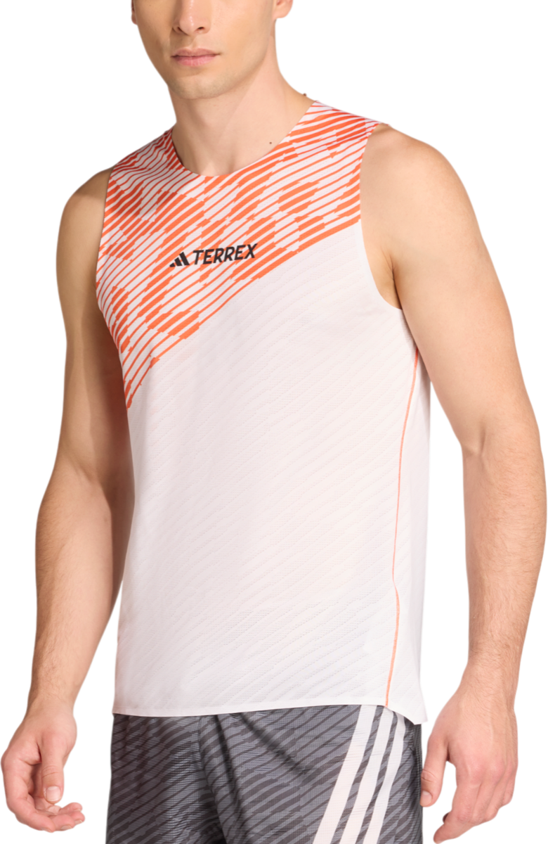 Majica brez rokavov adidas Performance Terrex Techrock Pro Tank Top Bela | jx2831