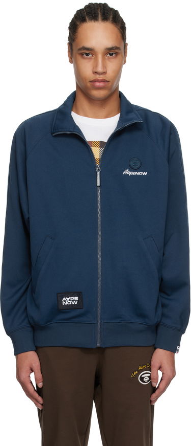 Pulover AAPE by A Bathing Ape AAPE by A Bathing Ape 'AAPE Now' Zip-Up Sweater Modra | AAPSWMC319XXNNYX, 0