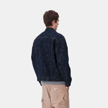Jakna Carhartt WIP Camo Print Denim Jacket Modra | I033766_7, 3