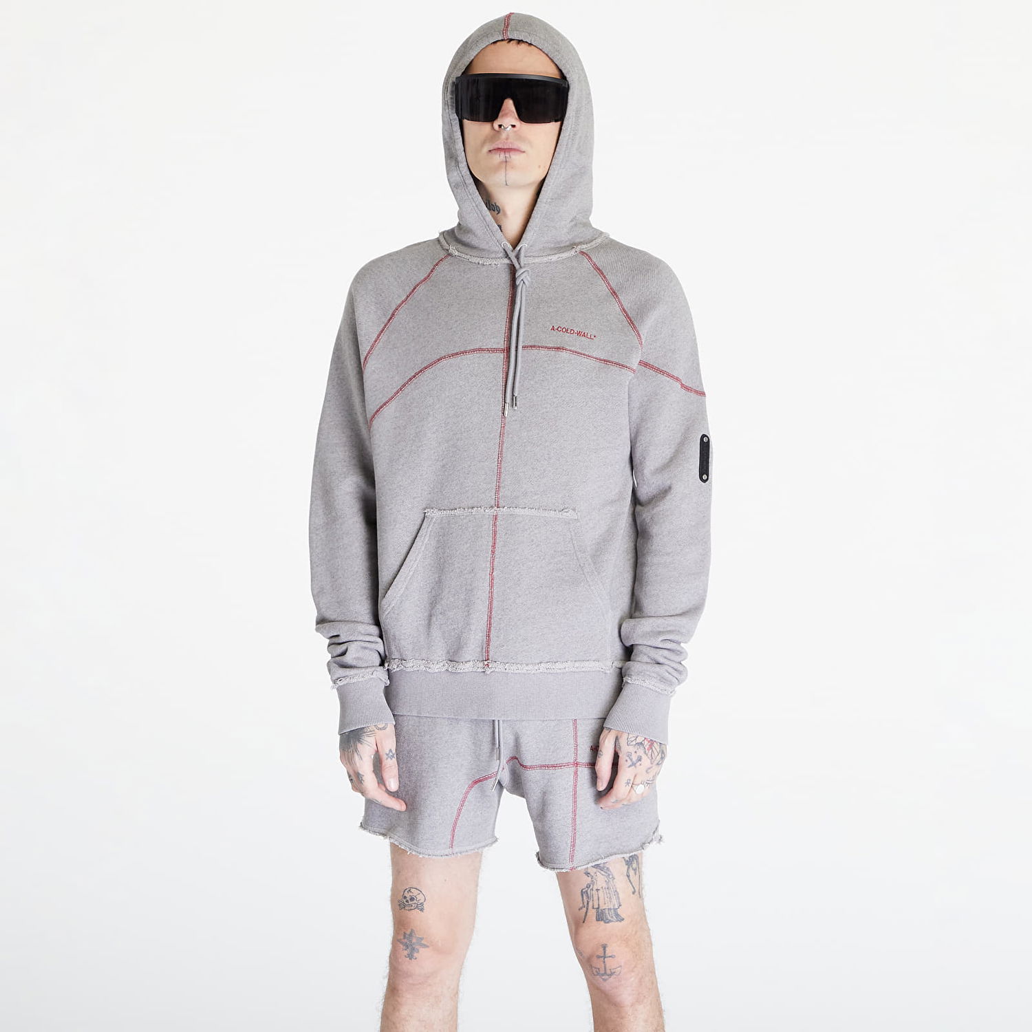 Pulover A-COLD-WALL* Intersect Hoodie Siva | ACWMW179 Cement, 0