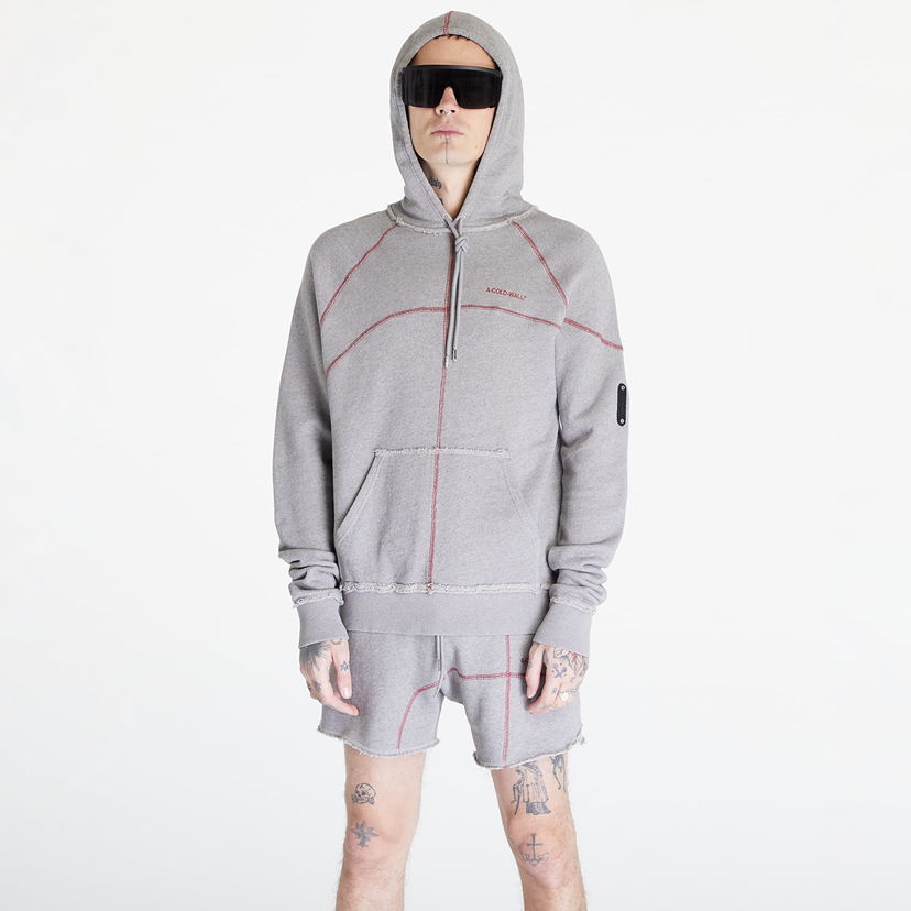 Pulover A-COLD-WALL* Intersect Hoodie Siva | ACWMW179 Cement