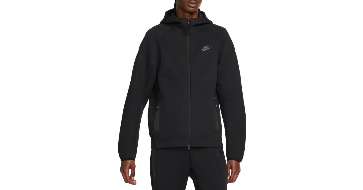 Pulover Nike Tech Fleece Windrunner Črna | fb7921-010, 1