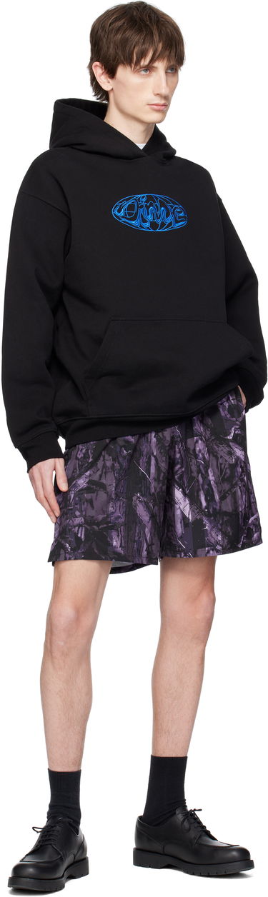 Pulover Dime Globe Hoodie Črna | DIMESP2540BLK, 3