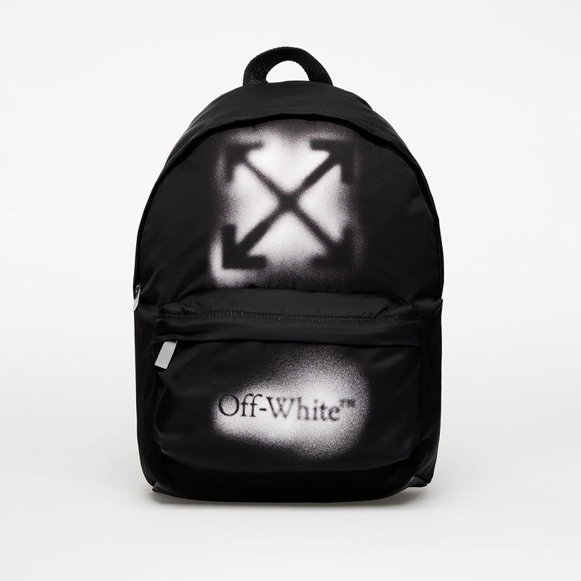 Nahrbtnik Off-White Off-White Arrow Spray Backpack Črna | OBNB001S25FAB0011001