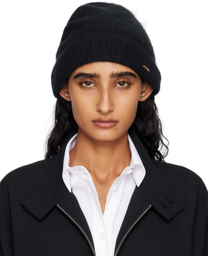 Beanie Tom Ford TOM FORD Cashmere Beanie Črna | HTK004-YAX935