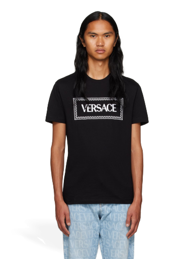 Majica Versace Embroidered Črna | 1011694_1A08584