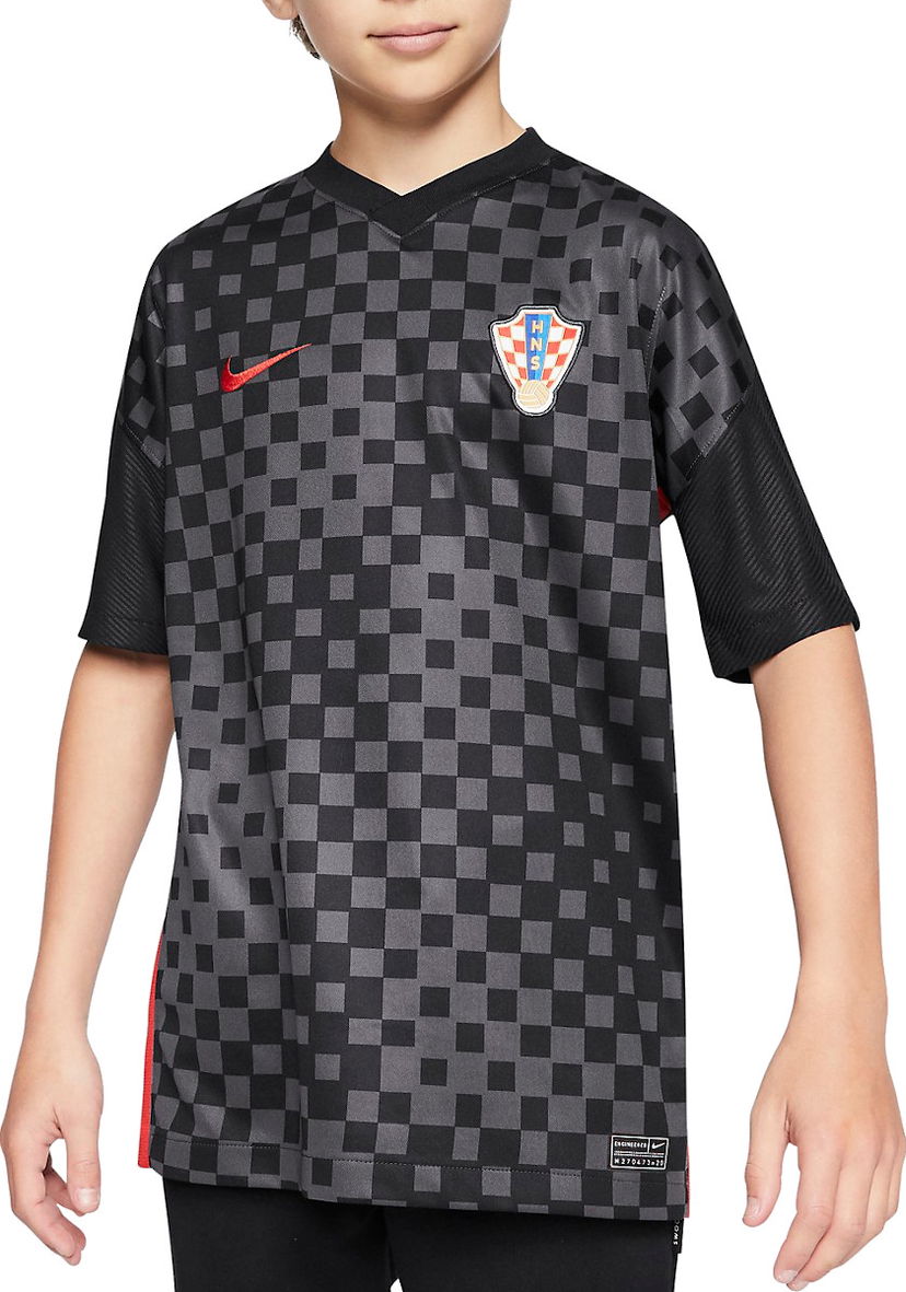 Dres Nike Croatia Stadium Away Dry SS Jersey Nike Črna | cd1029-060