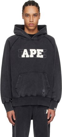 A Bathing Ape Washed Effect Relaxed Fit Hoodie