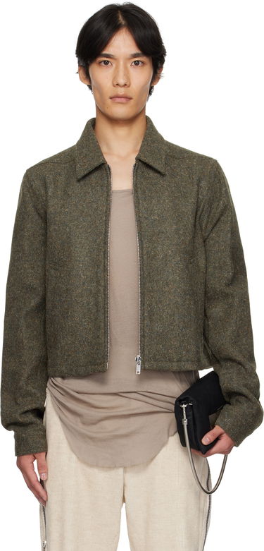 Jakna Rick Owens Rick Owens Alice Brad Cropped Jacket Zelena | RU02E1720 WRU, 0