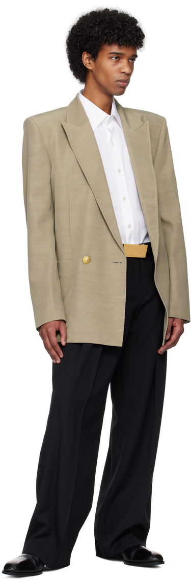 Jakna Balmain Balmain 1-Button Tailored Blazer Bež | EH1SG201VH50, 3