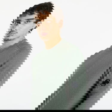 Pleteni pulover C.P. Company C.P. Company Knitted Crew Neck Sweater Zelena | 19CMKN015A006608A-921, 1