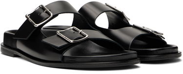 Modni dodatki Aeyde Aeyde Meena Leather Sandals Črna | A11-FS-FOXR08FL174-SS25-800-001, 3