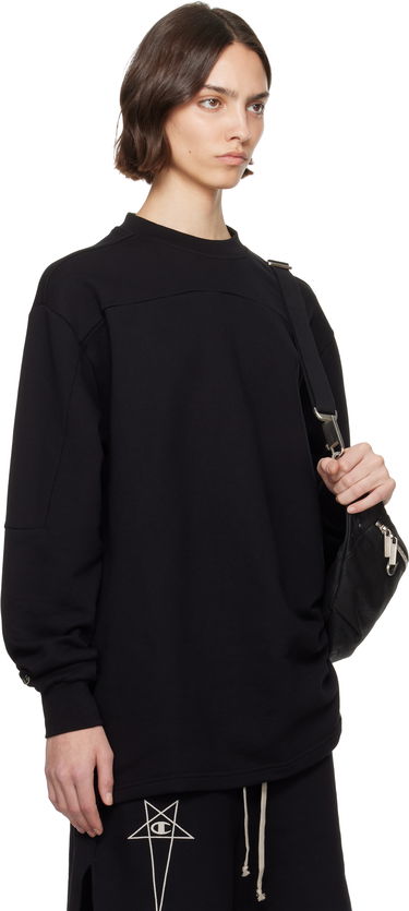 Pulover Rick Owens Rick Owens Champion Edition Girdered Sweatshirt Črna | CW01E1671 CHFE, 1