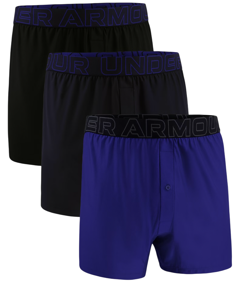 Boksarice Under Armour Performance Tech Mesh Boxer Short (3-Pack) Modra | 1390498-400