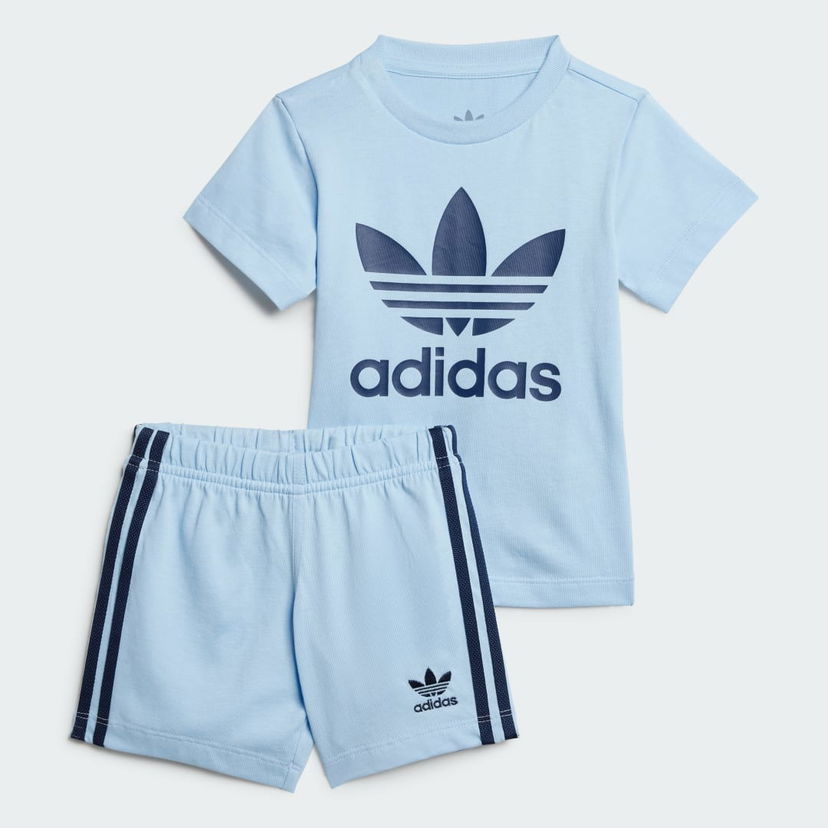 Trenirka adidas Performance Shorts and Tee Set Modra | JC6578