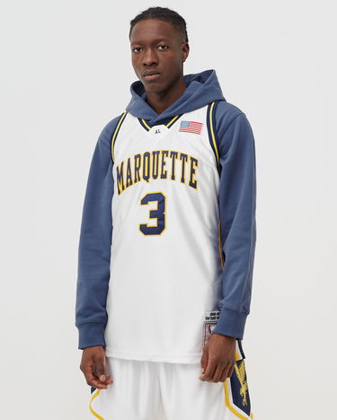 Dres Mitchell & Ness NCAA AUTHENTIC JERSEY UNIVERSITY MARQUETTE 2002-03 DWYANE WADE #3 Bela | AJY54490-MAU02DWAWHIT, 1