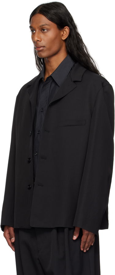 Jakna LEMAIRE Lemaire Tailored Shirt Jacket Črna | JA1064 LF1362, 3