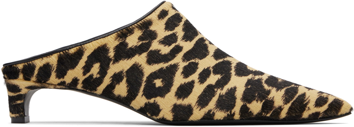 Nega čevljev Jil Sander Jil Sander Pointed Toe Mule Heels Bež | J15WX0014_P7393, 0