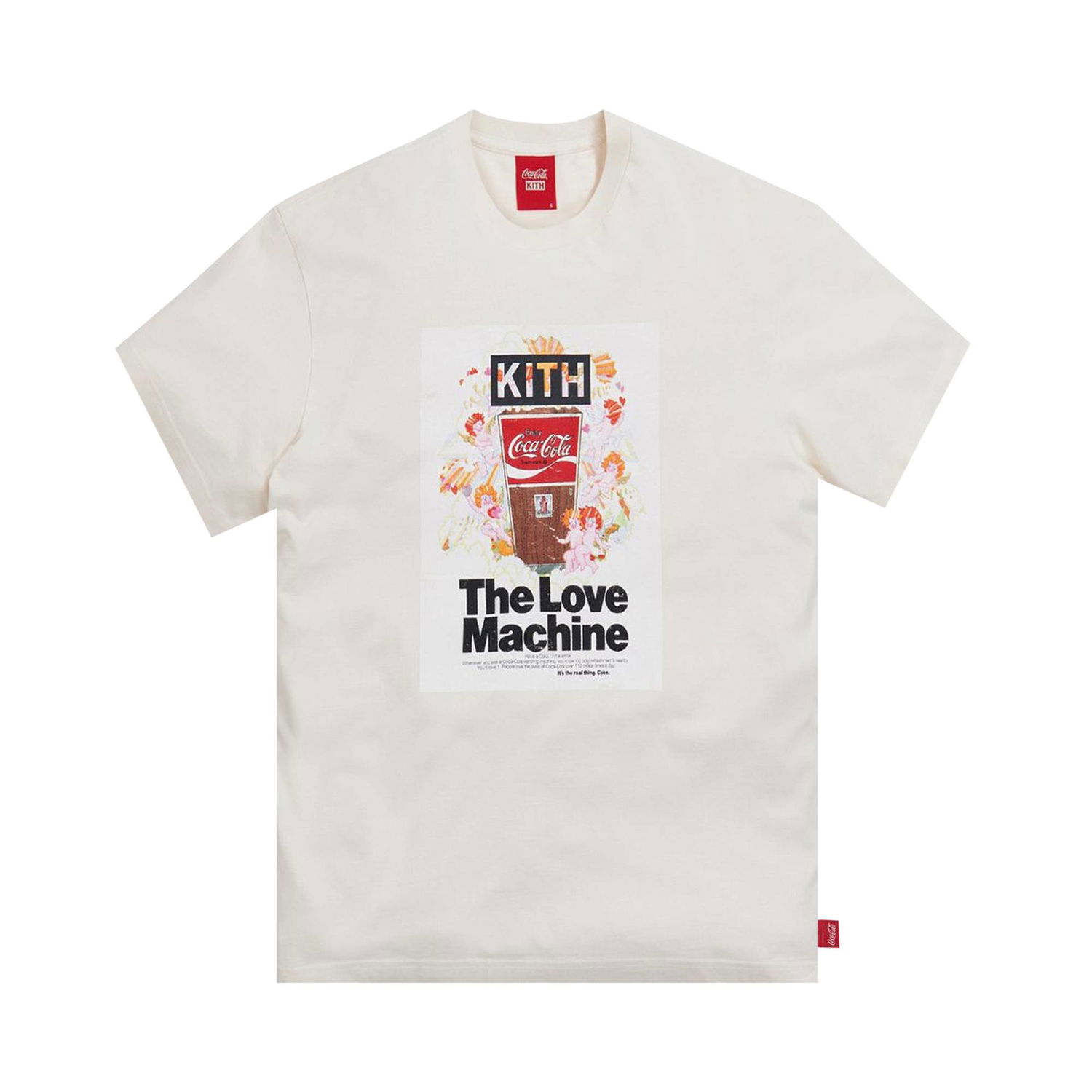 Majica KITH x Coca-Cola Love Machine Vintage Tee Bela | KH3875 104, 1