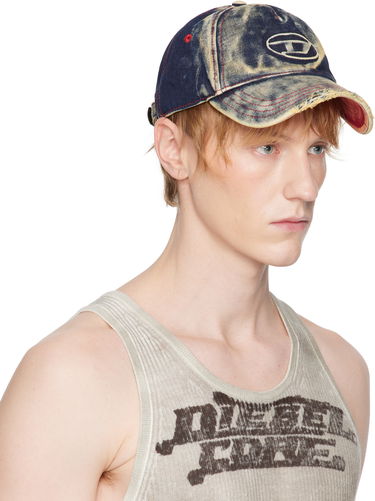 Kapa Diesel Diesel C-Seymon Distressed Denim Baseball Cap Modra | A06467-0DGAV-01, 2