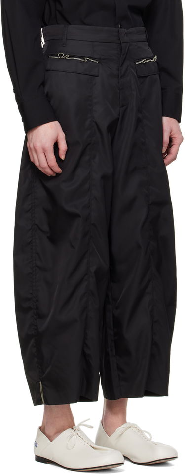 Cargo hlače ADER ERROR Elva Baggy Nylon Trousers Črna | BN01SSSA0203BK, 1