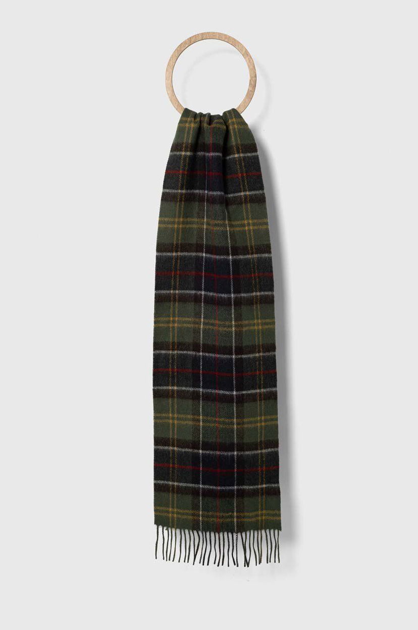 Šala Barbour Wool Scarf Zelena | USC0362