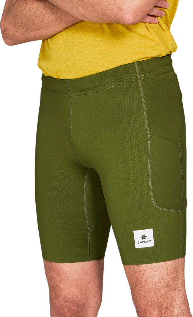 Kratke hlače Saysky Saysky Combat+ 9" Short Tights Zelena | nmrst31c313
