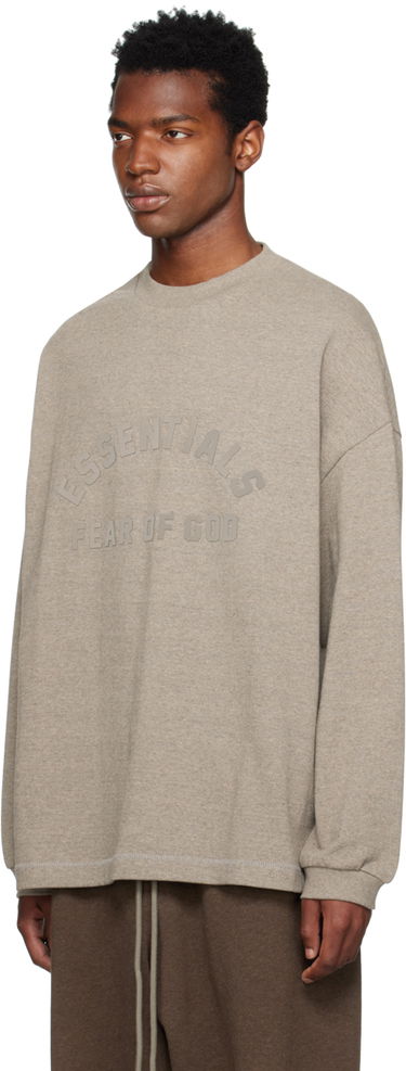 Majica Fear of God Core Collection Heavy L/S Tee Heather Grey Siva | 125SU242011F, 3