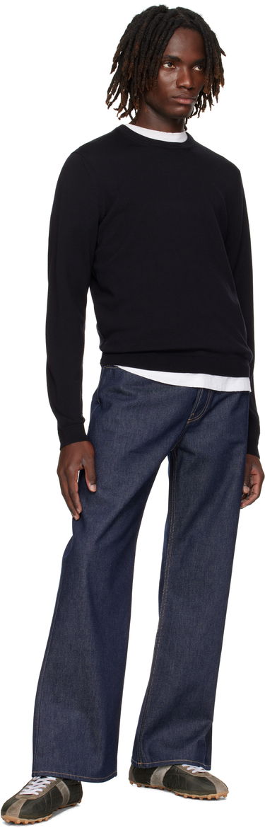 Pleteni pulover Acne Studios Acne Studios Wool Sweater Črna | B60364-, 3
