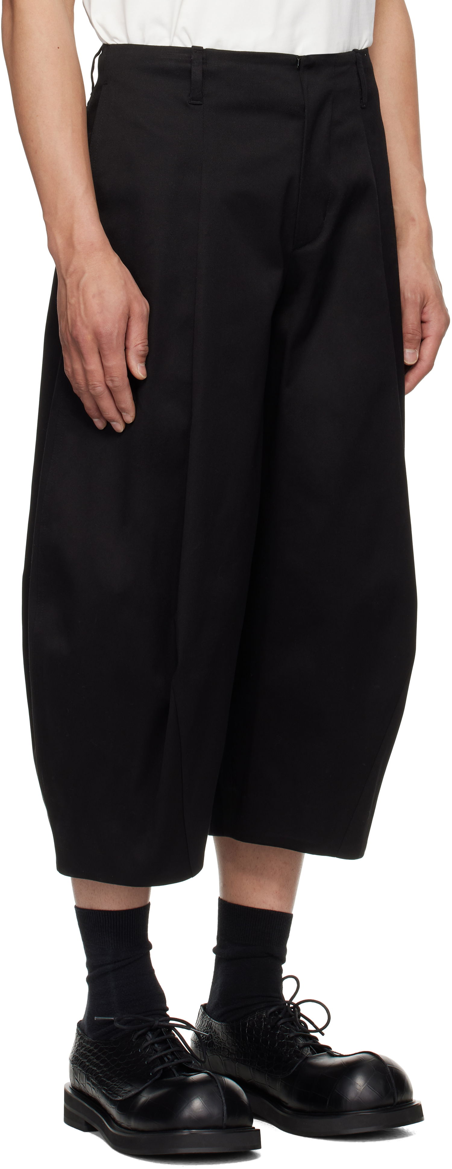 Hlače ADER ERROR ADER error Product. 83 Cropped Balloon Trousers Črna | BO01SSSA0206BK, 1