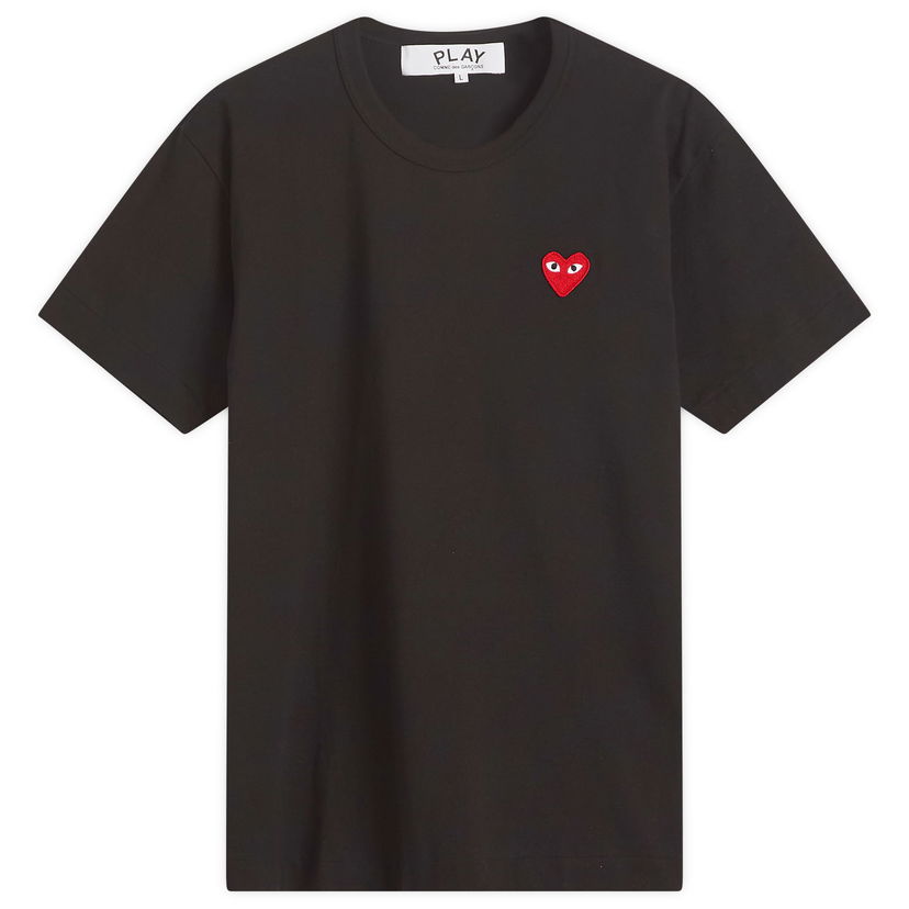 Majica Comme des Garçons Play Basic Logo Tee Črna | AX-T108-051-1
