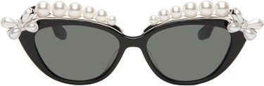 Sončna očala SHUSHU/TONG SHUSHU/TONG YVMIN Edition Pearl Eyebrow Sunglasses Črna | 24741BLK00NN, 0