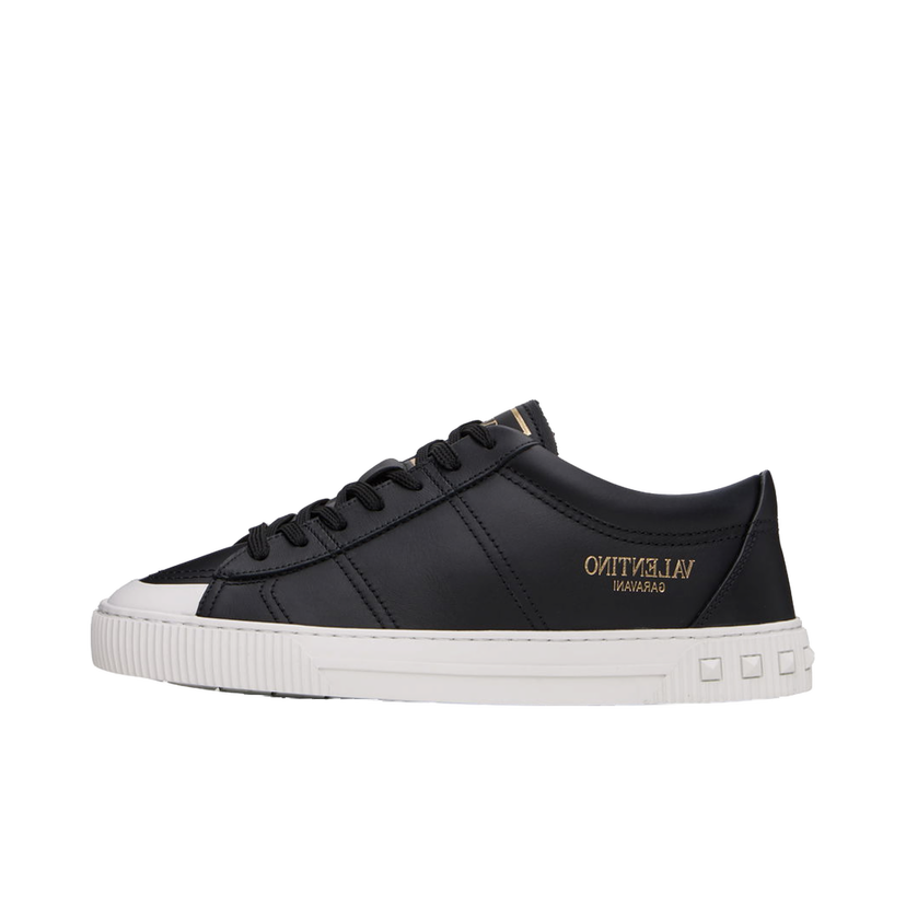 Superge in čevlji Valentino Garavani Cityplanet Calfskin Sneakers "Black" Črna | 4Y2S0F90JKD