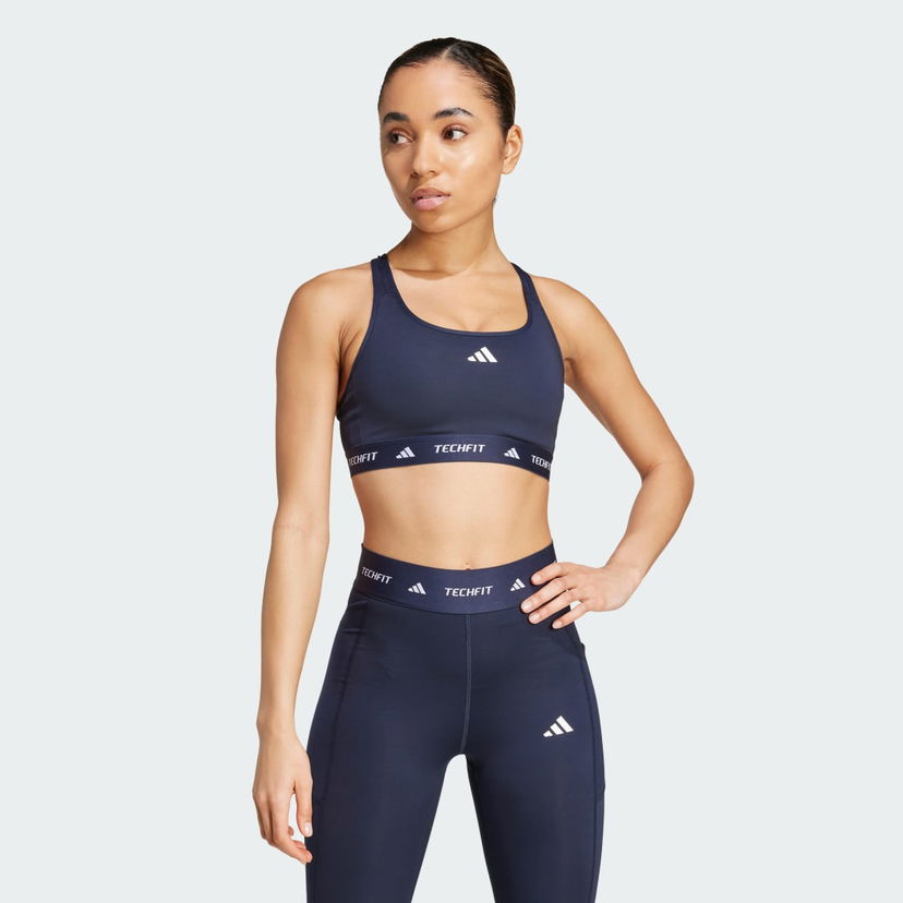 Modrček adidas Performance Medium Support Training Sports Bra Mornarica | JG3962