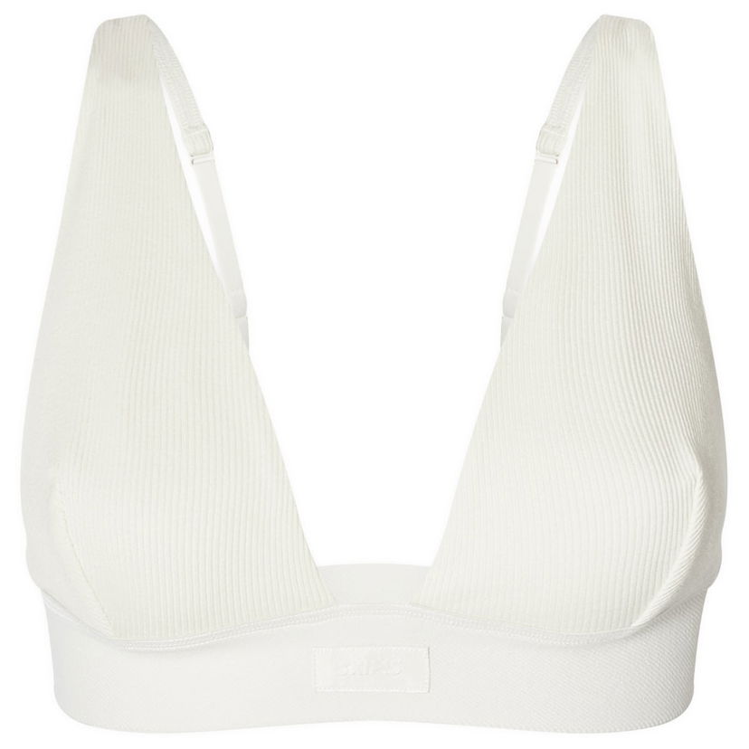 Modrček SKIMS Rib Plunge Bralette Bela | BR-PLG-0037-BN