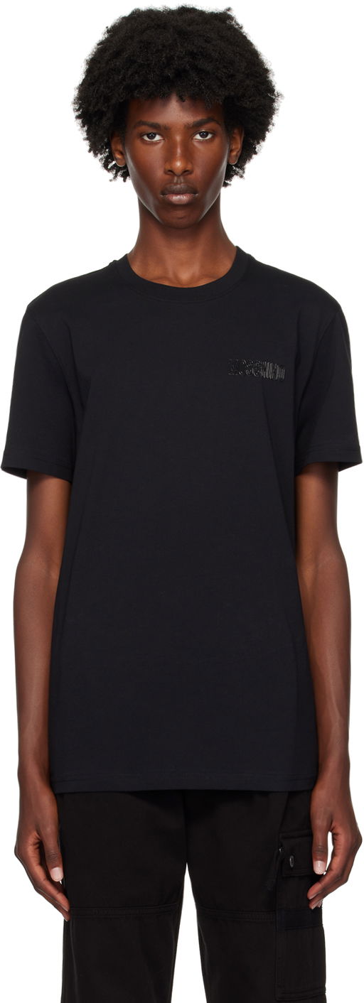 Majica Moschino Outline T-Shirt Črna | 242ZRA071270410555