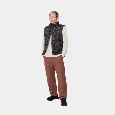 Cargo hlače Carhartt WIP Double Knee Rinsed Pants Rjava | I033887_9, 2