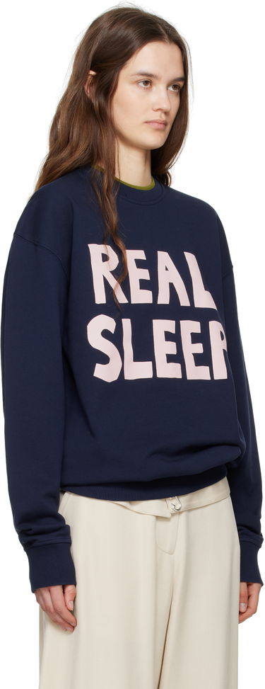 Pulover JW Anderson JW Anderson 'Real Sleep' Sweatshirt Mornarica | JW0230-PG1632, 1