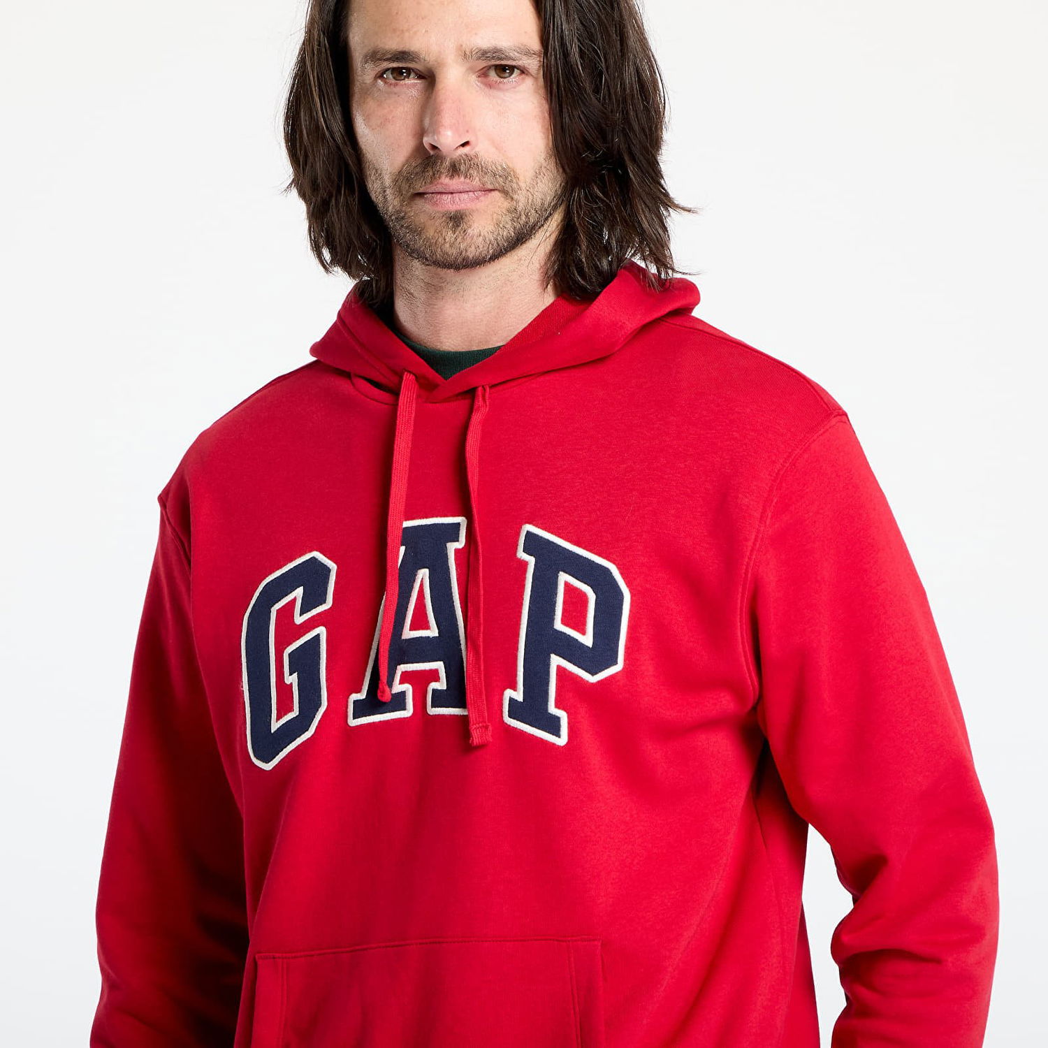 Pulover GAP GAP Logo Hoodie Rdeča | 868460-07, 1