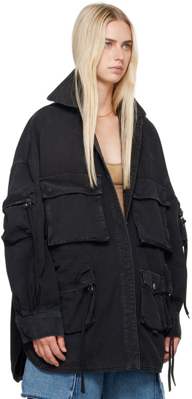 Jakna The Attico Attico Fern Utility Jacket Črna | 247WCB48 D088, 1