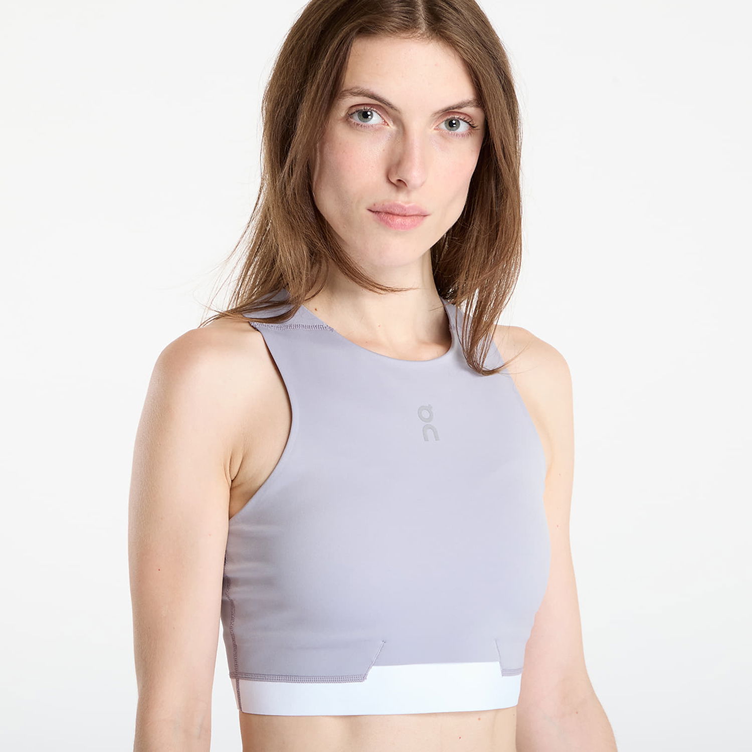 Krop-top On Running Train 2-in-1 Crop Top Siva | 1WF10210174, 1