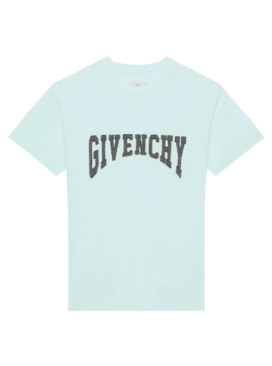 Majica Givenchy Slim Fit Print T-Shirt Modra | BM716G3Y7M 466